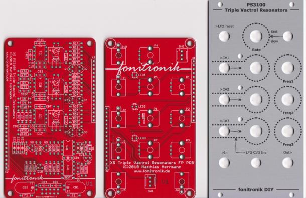 Fonitronik PS3100 Triple Vactrol Resonators